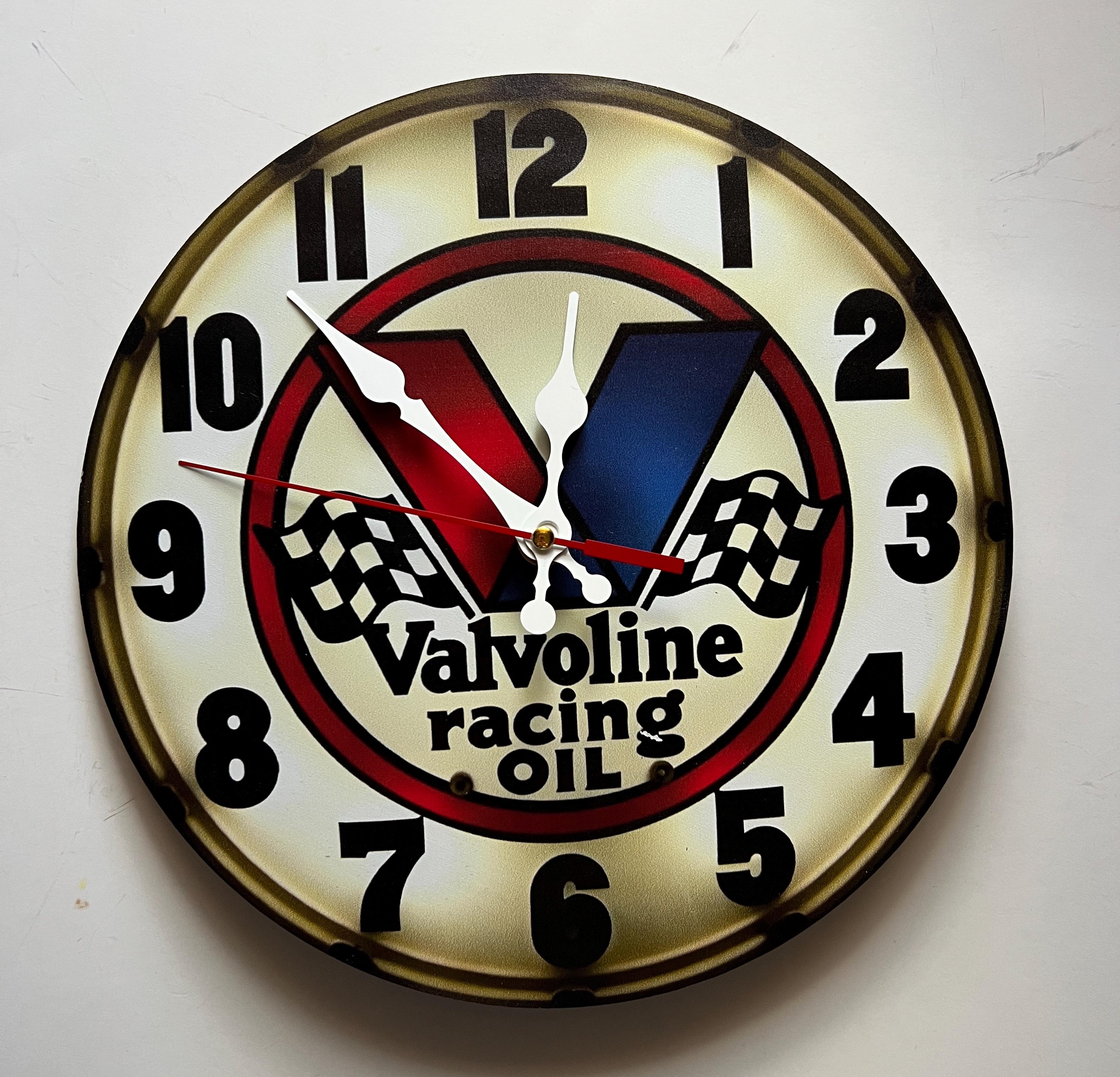 専用【Valvoline バルボリンオイル】ヴィンテージネオン時計付看板 専用【Valvoline バルボリンオイル】ヴィンテージネオン時計付看板