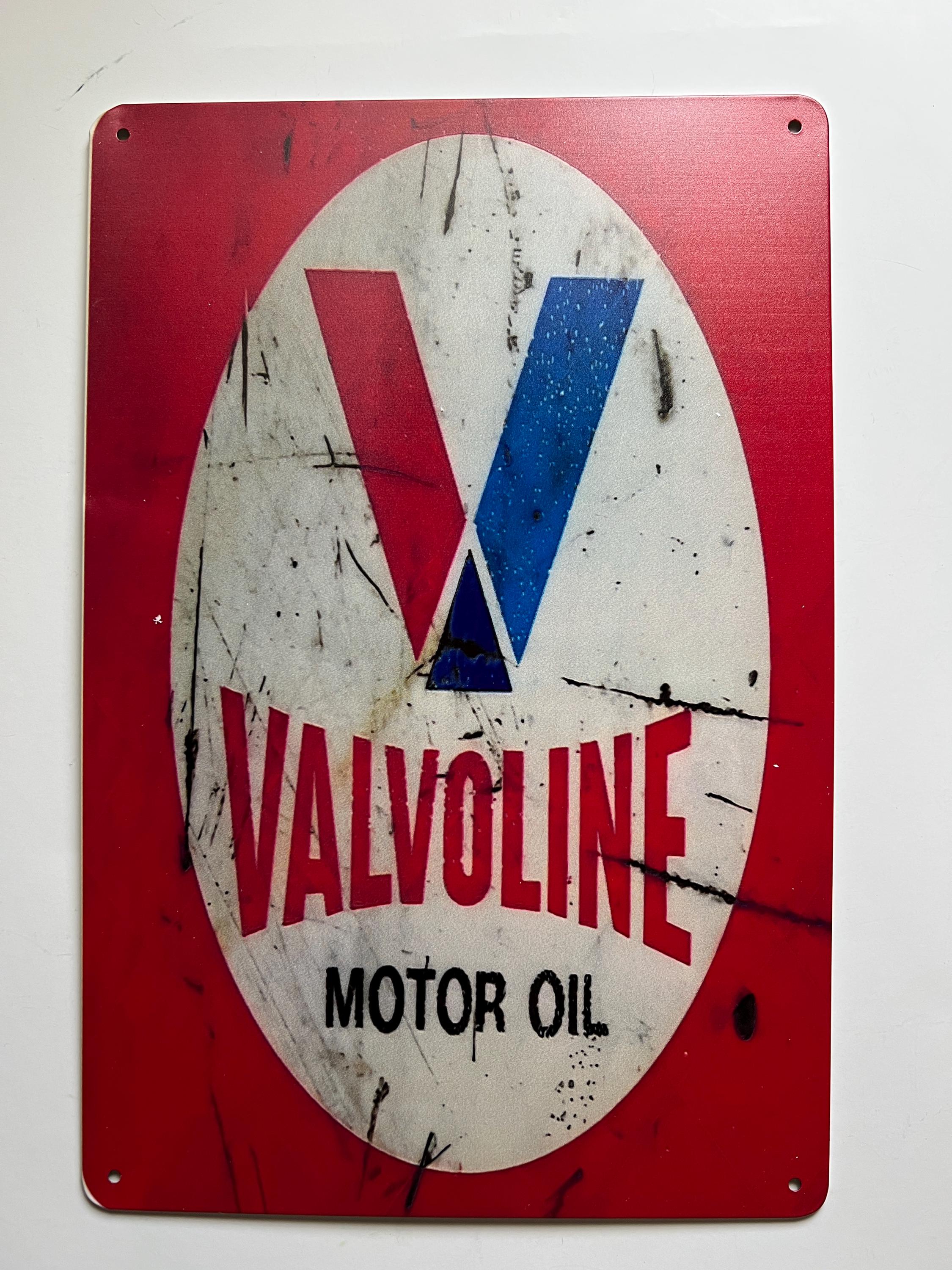 専用【Valvoline バルボリンオイル】ヴィンテージネオン時計付看板 専用【Valvoline バルボリンオイル】ヴィンテージネオン時計付