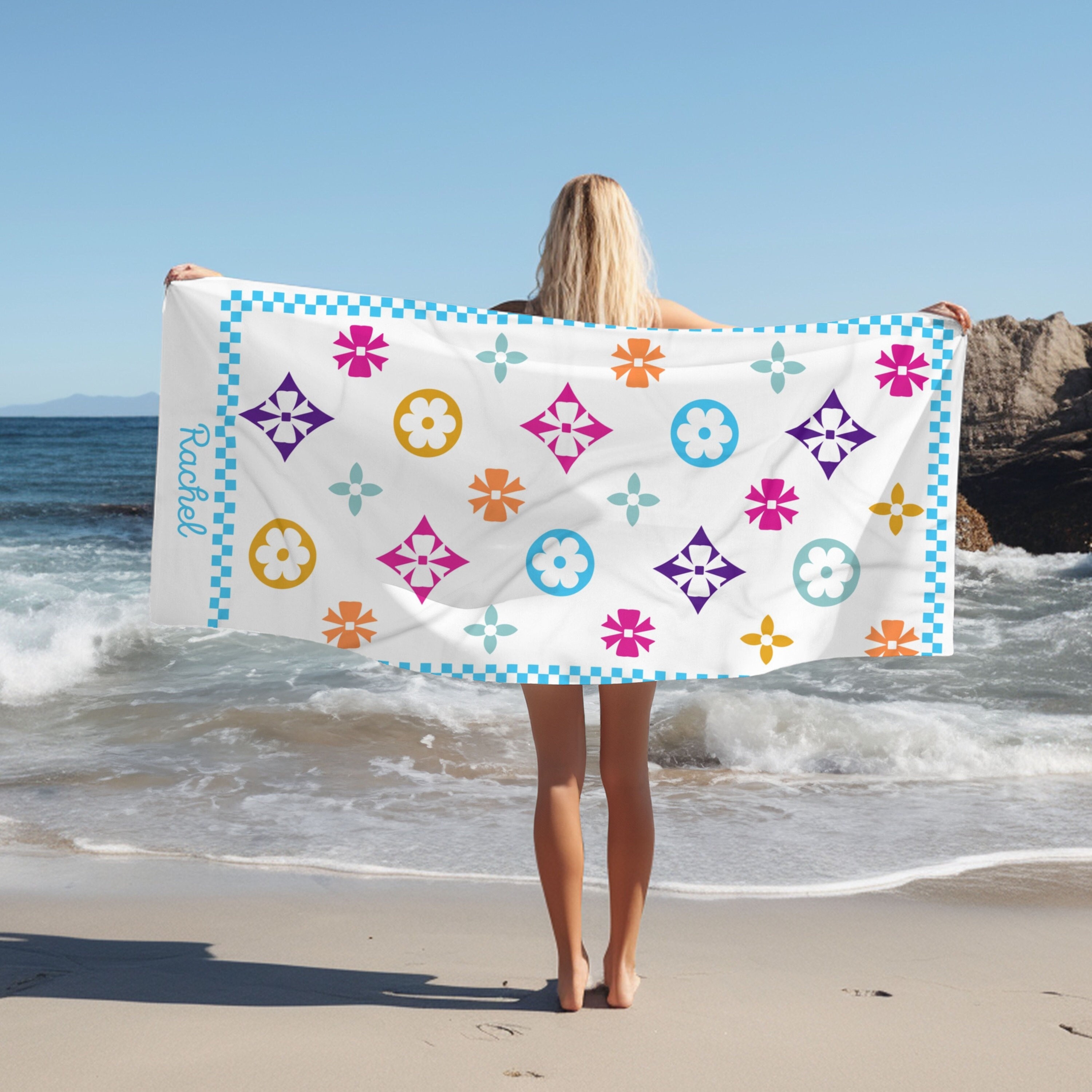 Louis Vuitton Beach Towel Etsy