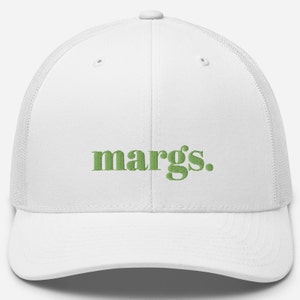 Trucker hat, margarita trucker hat, adult humor trucker hat, drinking cap, adult humor hat, hair accessories, Margarita Girl Hat