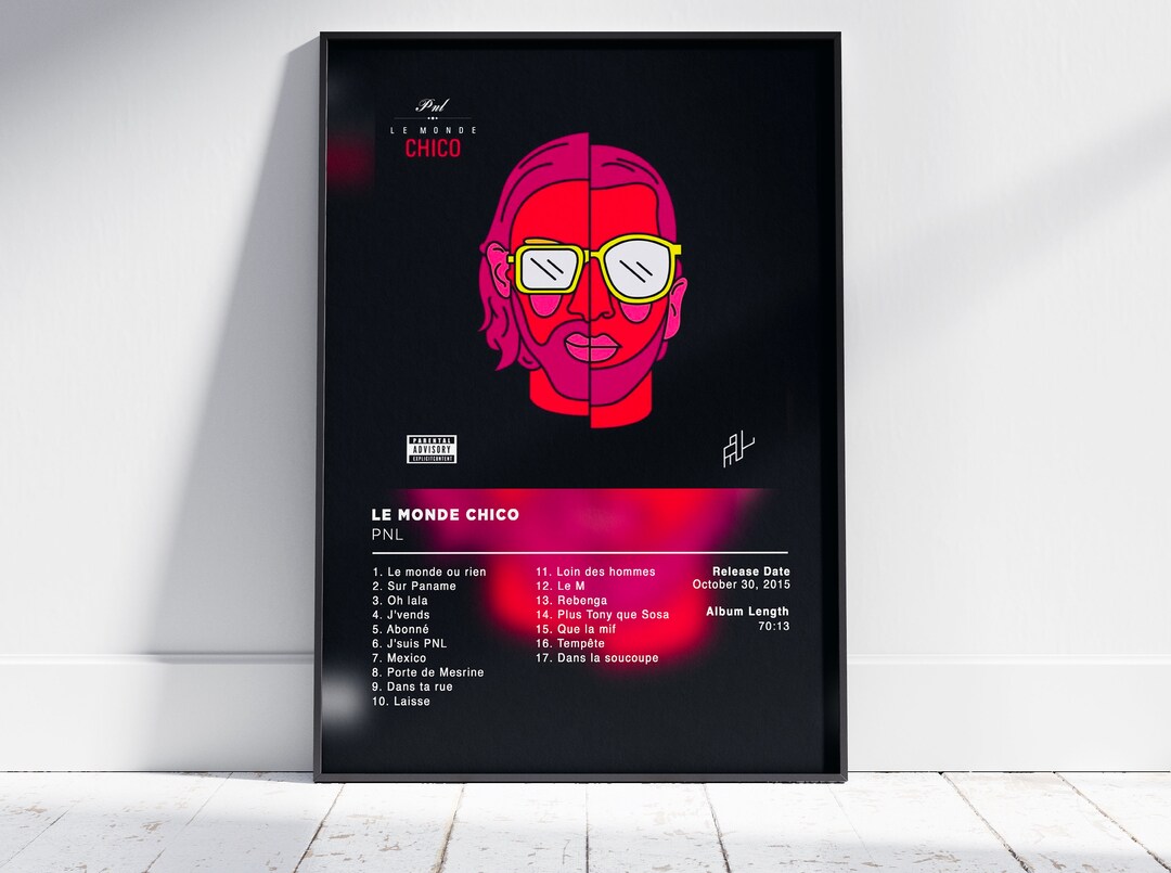PNL Poster / Le Monde Chico Album Poster / Decoration / French Etsy