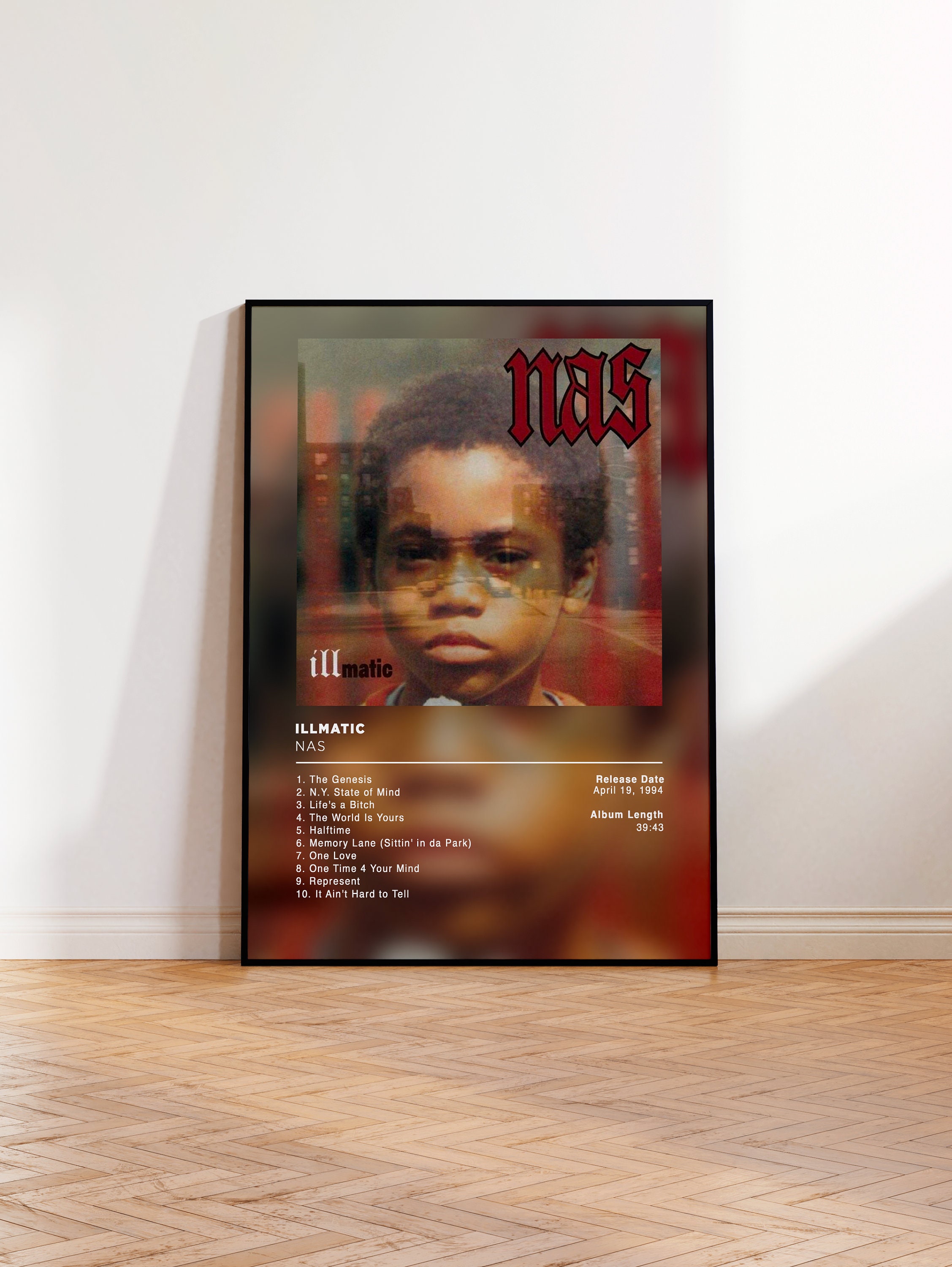 Album Poster Illmatic De Nas Rap Posters Album Cover Album Etsy Hong Kong