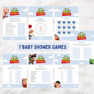 It&#39;s a boy story baby shower games