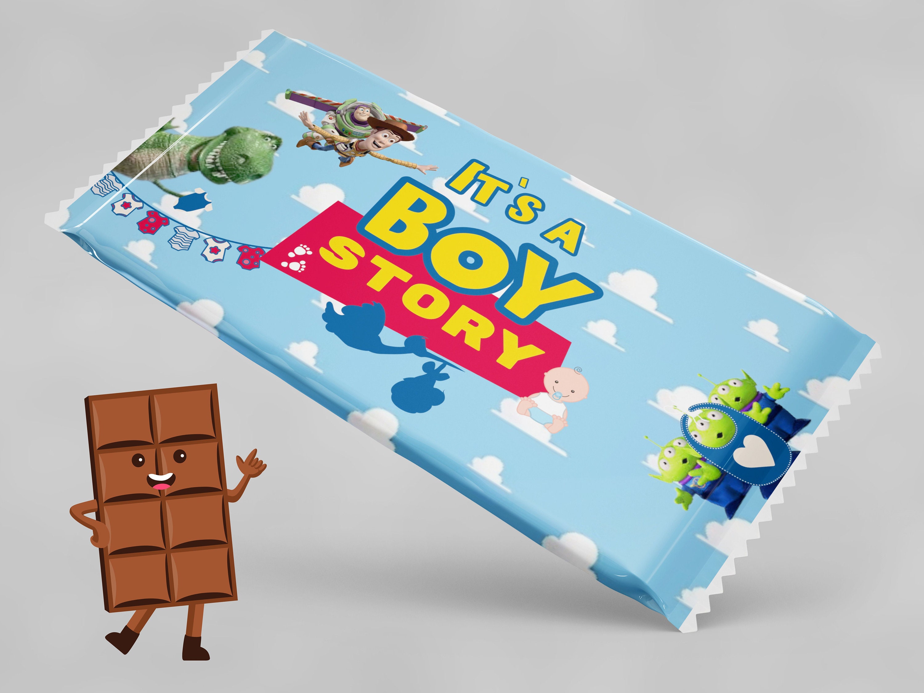 Toy Story Party Favour Chocolate Wrapper Template Its a Boy Toy Story ...