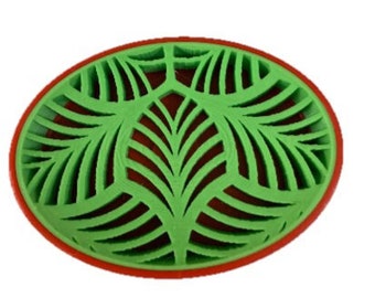 3D  Large Leaf Design Soap Dish