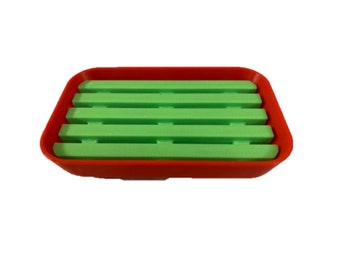 3D  2 Bar Soap Dish