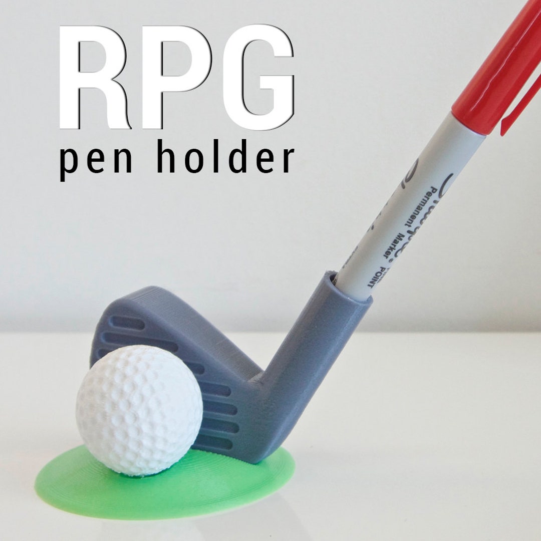 3D Golf Club Pen Holder Etsy