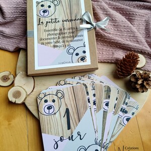 Baby step cards The little bear