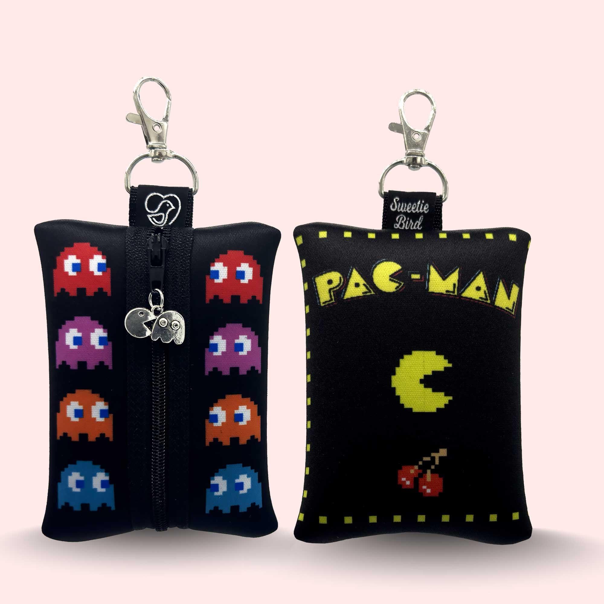Pac Man Ghost Leather Keychain - Etsy Pac Man Ghost Leather Keychain - Etsy