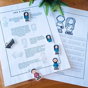 Biblical Hannah and Samuel Bilingual interactive activity | Historia de Ana y Samuel | Sunday school