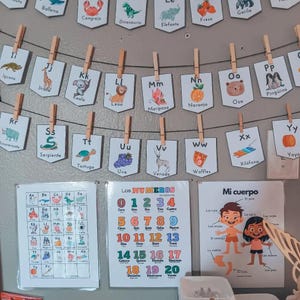 Spanish Alphabet Banner