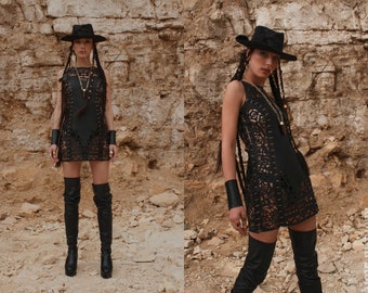 Party dress  Burning Man Clothing Women Festival clothing Rave outfit Steampunk clothing women