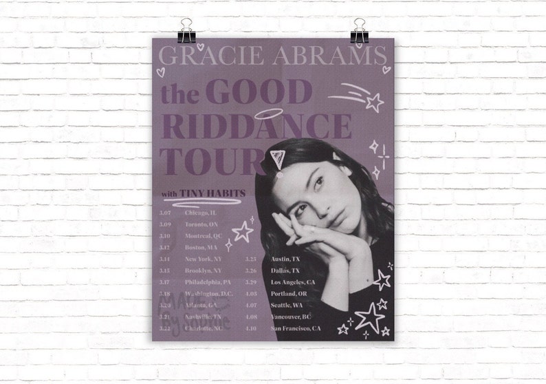 Good Riddance Tour Poster - Etsy