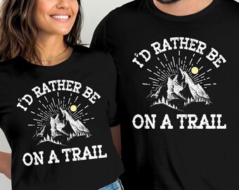 Op een parcours T-shirt, wandelshirt, campingshirt, campingcadeau, campercadeau, outdoorshirt, avontuur-T-shirt, natuurliefhebber shirts