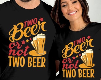 T-shirt Humour Homme « This Guy Needs A Beer » – Bleu, Taille M, Motif Original