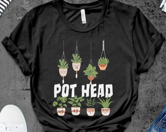 Hanging Plants T-Shirt, Plant Lady Gifts, Botanical Tee, Plant Mom Shirts, Hanging Garden T Shirt, Gardening T-Shirt, Indoor Plant Lover Tee