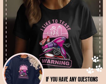 80's Hair Shirt, I Like To Tease Warning Hairdresser Funny T-Shirt, Hair Stylist Gift Tee, Salon Themed Shirt, Hairdresser Humor Graphic Tee