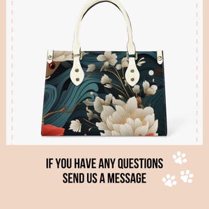 Japanese art handbag, koi fish purse, sakura blossom bag, ukiyo-e tote, floral Japanese purse, wave print handbag, cherry blossom art purse