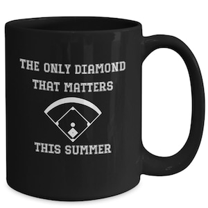 Baseball coffee mug, baseball diamond gifts, baseball player mug, baseball fan gift, baseball fanatic mug, baseball coach cup, funny base...