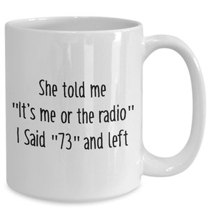 Ham radio coffee mug, funny ham radio collector gift, present for ham radio operator, ham radio amateur radio,