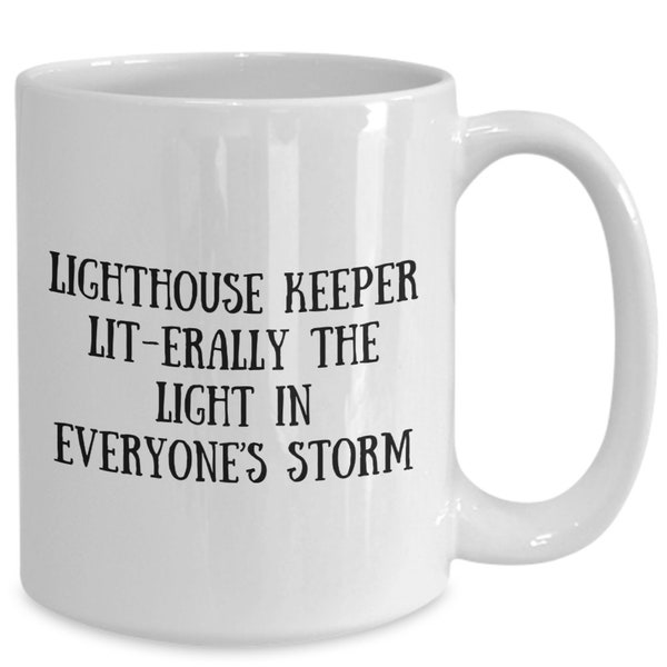 Lighthouse keeper mug, gift for wickie, lightkeeper gift idea, life house custodian, keeper, steward, Funny Light house keeper Gift Idea