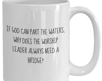 Worship Leader mug, Church choir Cup, Music Team Present, Christian Music Lover Praising Him Christian Gift Worship Leader Thank You Gift