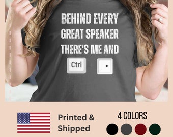 T-shirt Teleprompter, Regalo Teleprompter, Camicia politica, Regalo politico, Camicia politica divertente, Maglietta Teleprompter, Auto Cue Top, Suggeritore