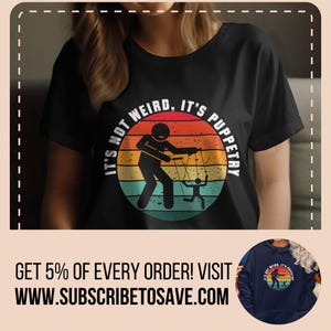 Retro Puppet Master Graphic T-Shirt, Vintage Puppet Controller Tee, Retro Figure Puppet Design, Unique Puppeteer Gift Hoodie, Marinette