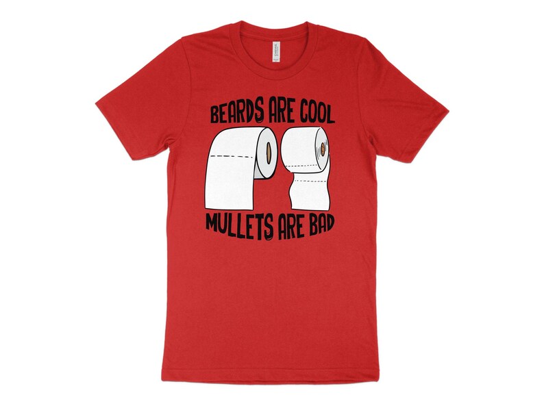 Toilet Paper Jokes Tshirt, Toilet Humor Shirt, Toilet Tee, Mullet Hair