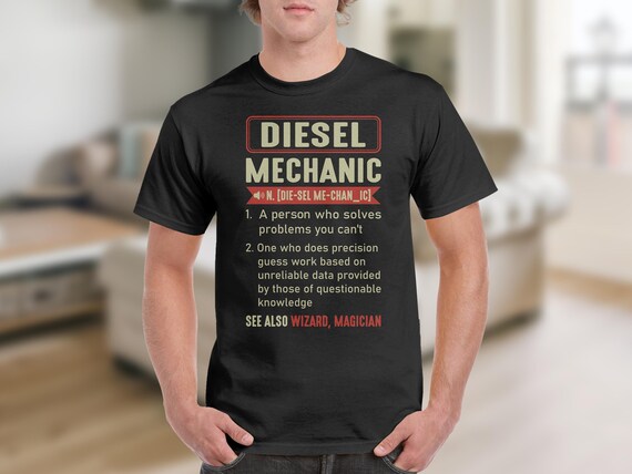 Camisa de definici n de mec nico diesel mec nico diesel regalo