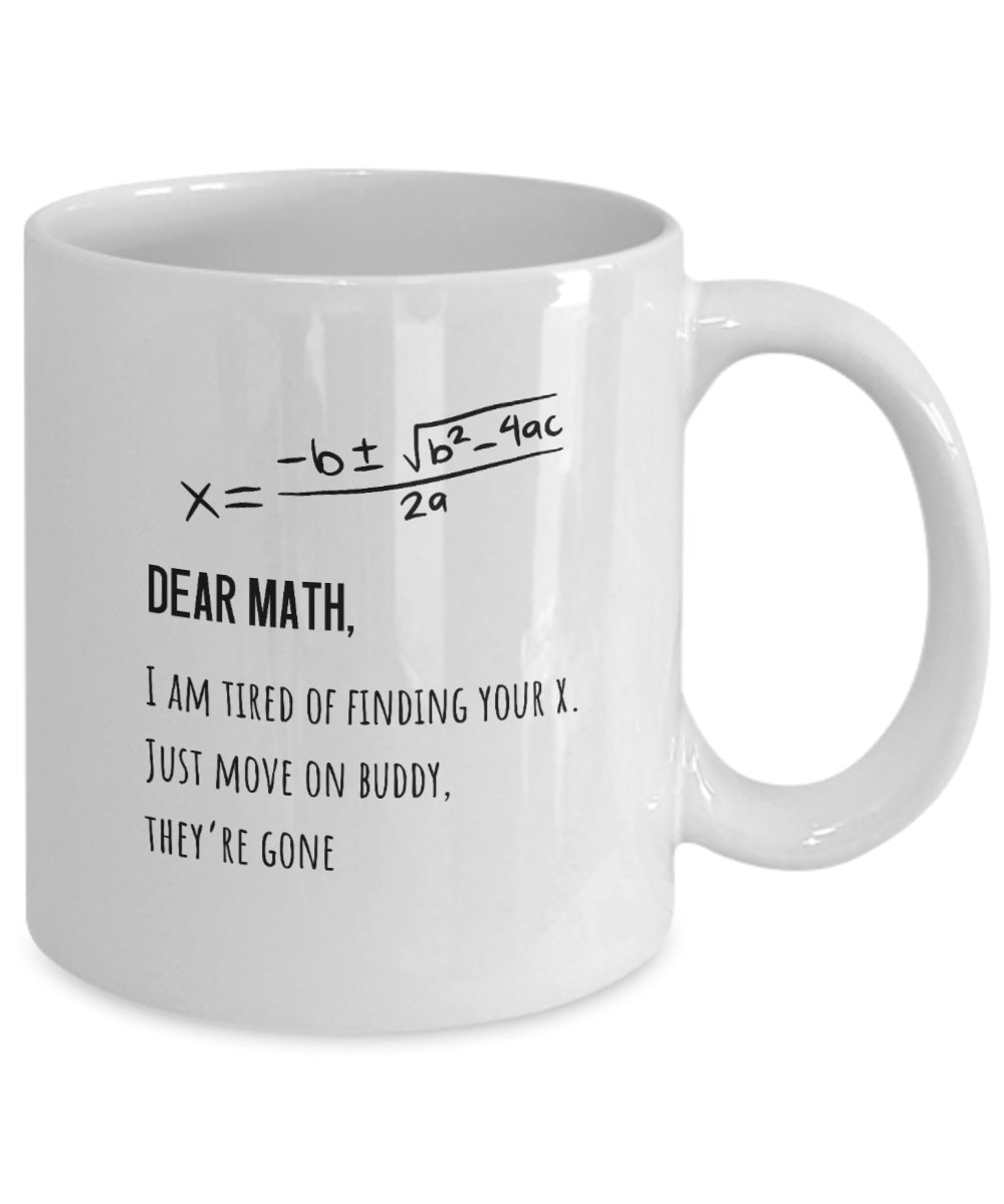 Math Teacher Gift, Algebra Teacher Mug, Math Student Gift ...