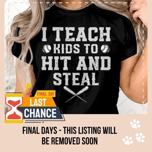 Baseball-Trainer-T-Shirt, Kinder-Baseball-Team-Trainer, Baseballspieler-Oberteil, Baseballfans, Kindersport-Baseball-Liebhaber-Hemd, ich lehre Kinder-T-Stück