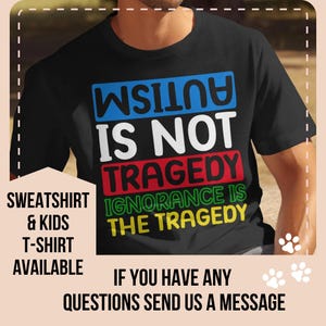 autism awareness shirt, neurodiversity t-shirt, autistic pride shirt, rfk jr protest shirt, autism is not a tragedy tee, anti stigma autism