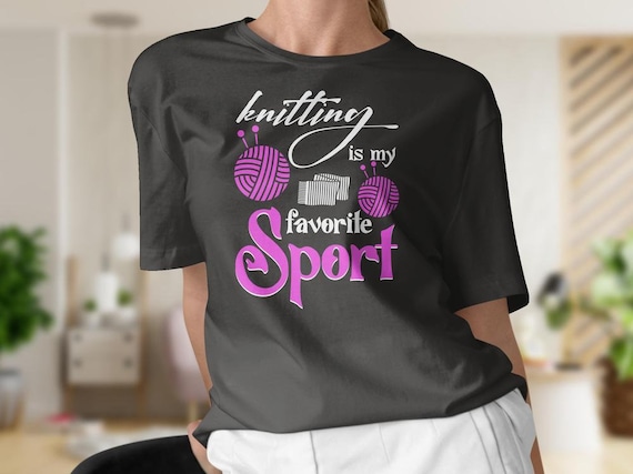 Funny knitting cheap t shirts