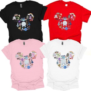 Disney Epcot-shirt, wereldreiziger, bijpassende shirts Disney Trip, shirt Epcot Minnie Mickey, shirts Disney-familie, shirts Epcot