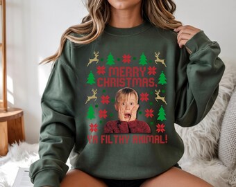 Sudadera Con Capucha Camiseta Suéter Bluza Cardigan, Suéter De Navidad