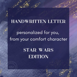 Cartas de tu personaje de Star Wars Comfort