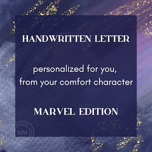 Cartas de tu personaje de Marvel Comfort