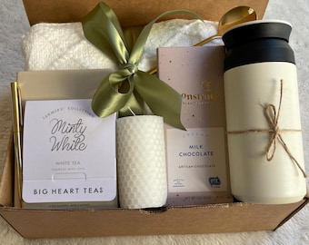 Coffret cadeau de Noël, Coffret hygge pour elle, Coffret cadeau pour femme, Emballage soin pour elle, Cadeau pour femme, Coffret cadeau d'anniversaire avec couvertures