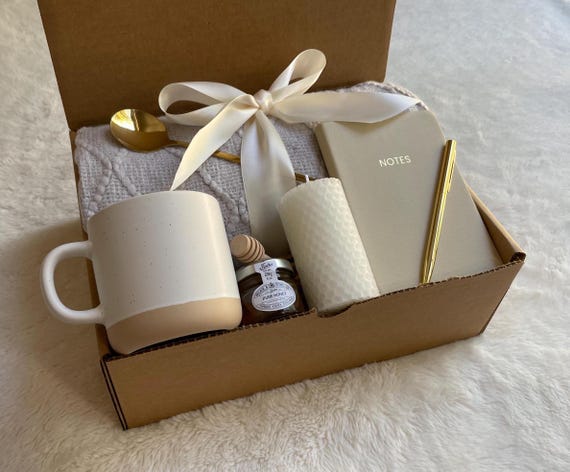 Care Package for Her Sending Healing Vibes, Sympathy Gift, Sending Love and Hugs, Get Well Soon, Gift for Best Friend, Tea and Mug Gift Box