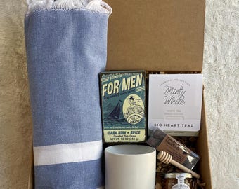 Cadeaus voor hem, unieke geschenkdoos voor mannen, gepersonaliseerde mannencadeaus, geruststellend cadeau voor man, cadeau voor opa, cadeau voor broer, mannen cadeaus
