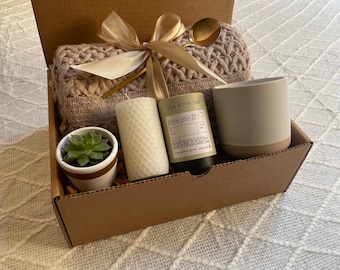 Hygge Geschenkbox für Sie, Geschenkbox für Sie, Self Care Geschenkset, Geschenkbox für Freund, gemütliche Geschenkbox, gemütliches Pflegepaket, Geschenkbox für Frauen
