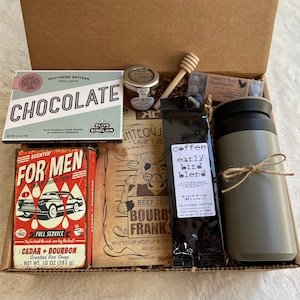 Gifts for Men, Christmas Gift For Him, Birthday For Men Essentials Gift Set, Gifts for Him With Soap And Coffee, Dad Gift, Promotion for Men