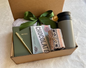 Cozy Fall Gift Box, Self Care Gift Box, Hygge Gift Box, Holiday Gifts, Gift Set For Her Mom, Miss You, Sending A Hug, Gift For Colleagues