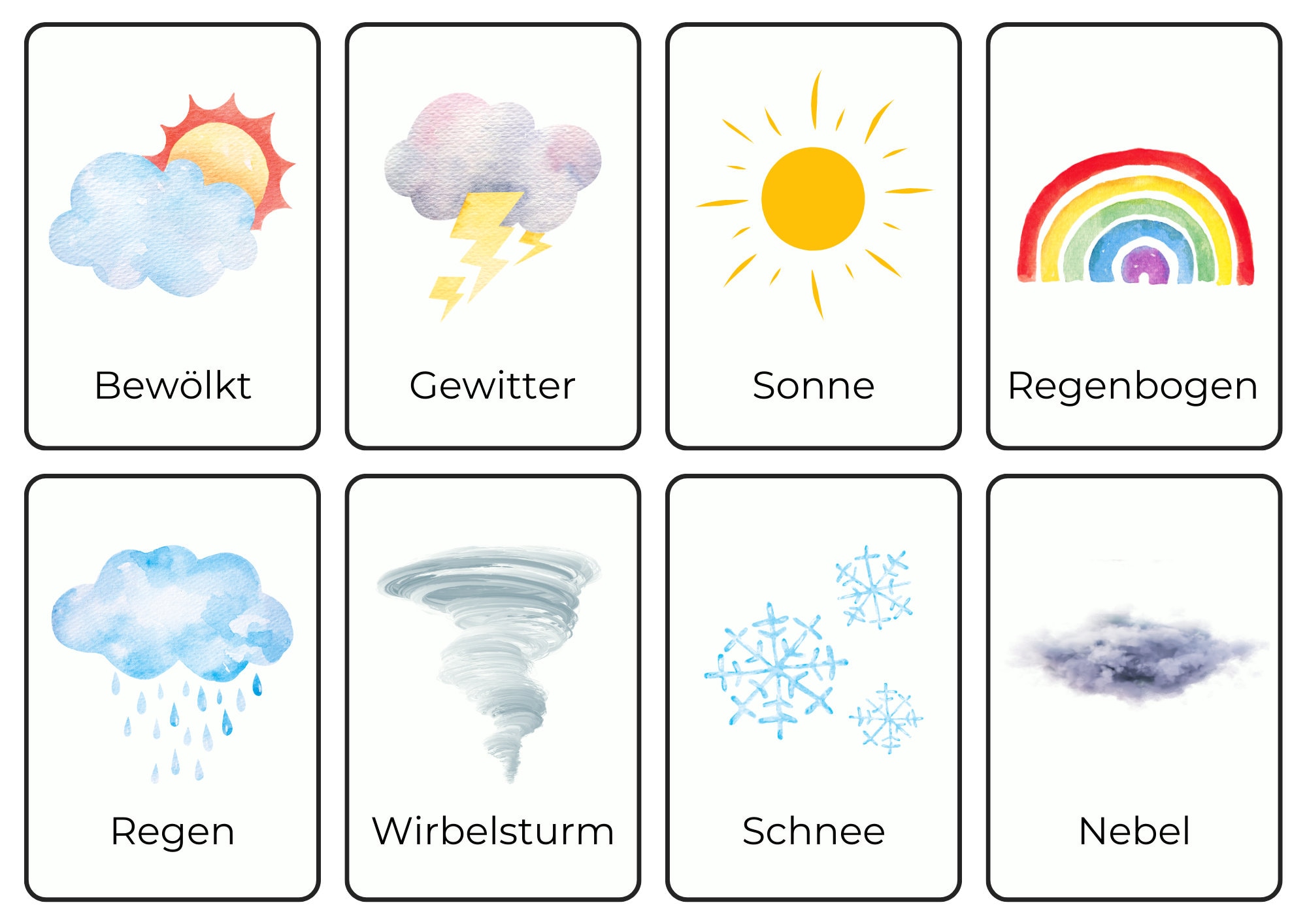 kindergarten thema wetter