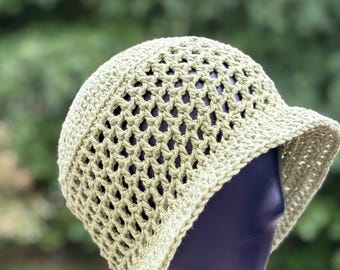 Sacred Grove Handmade Crochet Mesh Hat