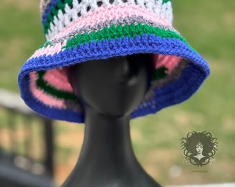 Sacred Mosaic Mesh Bucket Hat