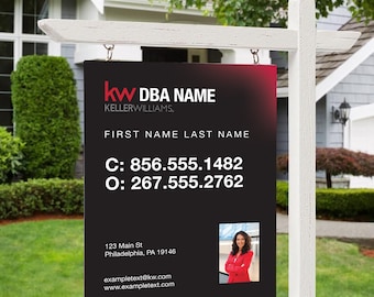 Keller Williams - KW - Real Estate Sign Template - Daring