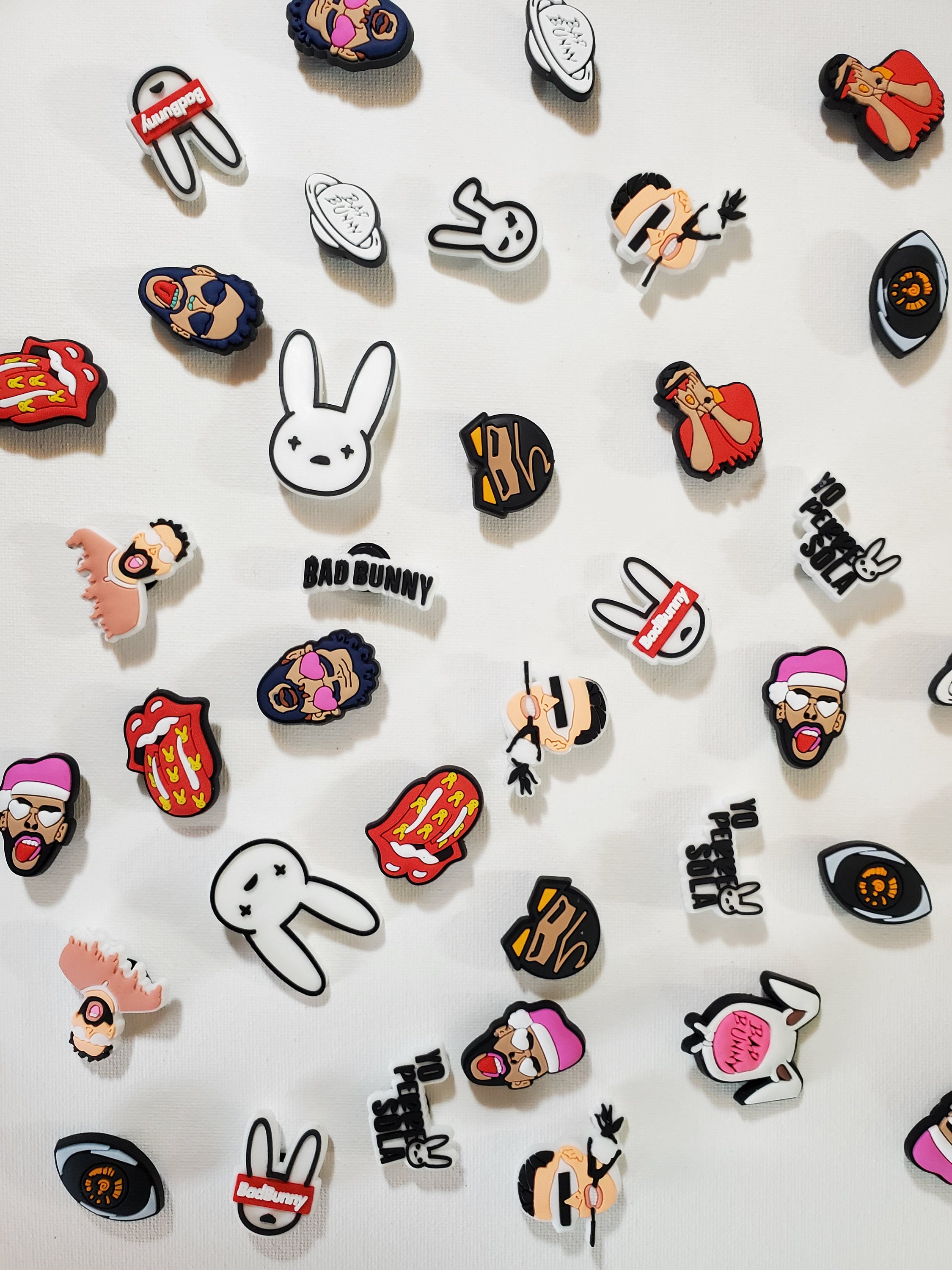 Bad Bunny Croc Charms Etsy
