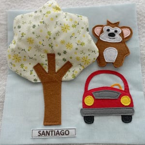 Quiet Book Montessori, Livro Pedagógico Sensorial para Crianças, Brinquedo Educativo sem Tela, Atividade Infantil Interativa